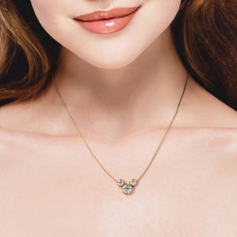 Minnie Mouse – Gold Necklace