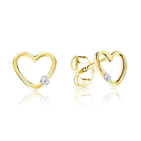 Valentine's Hearts – Diamond Earrings
