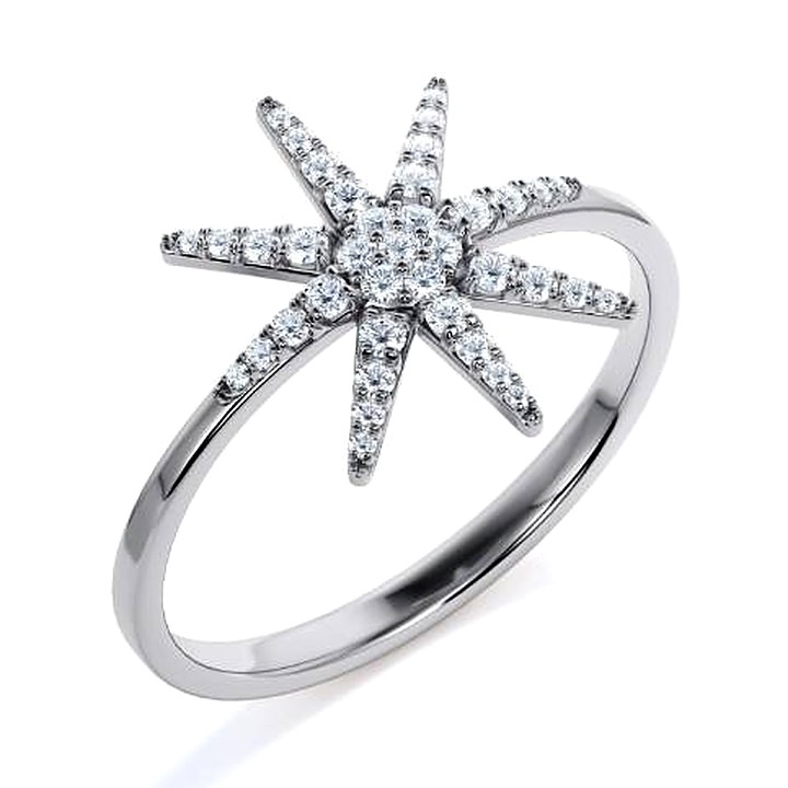 Star Fish – Diamond Ring
