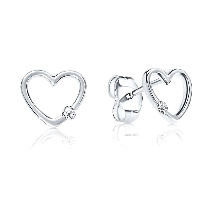 Valentine's Hearts – Diamond Earrings