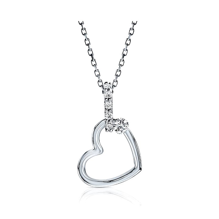 Valentine's Hearts – Diamond Necklace