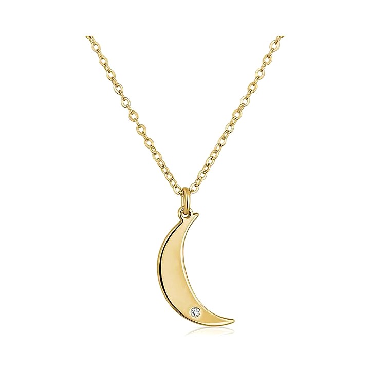 LUNA Necklace White Diamond